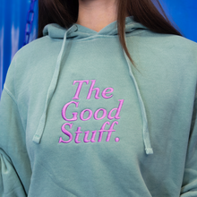 Load image into Gallery viewer, The Good Stuff Hoodie (Green)
